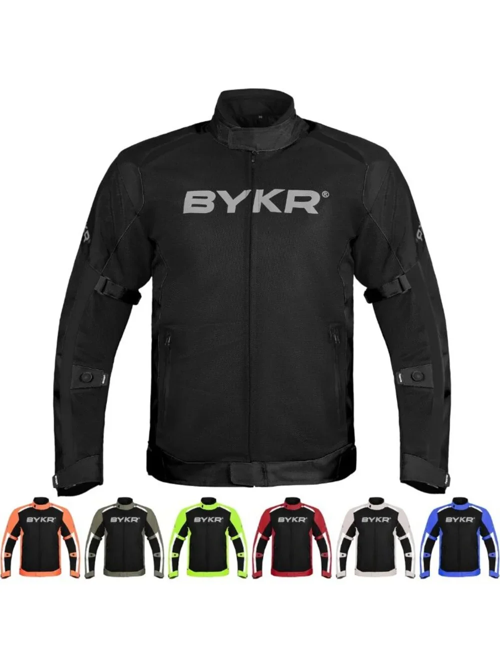 Men's Breathable Mesh Motorcycle Jacket - Protective Dual Sports Riding Gear